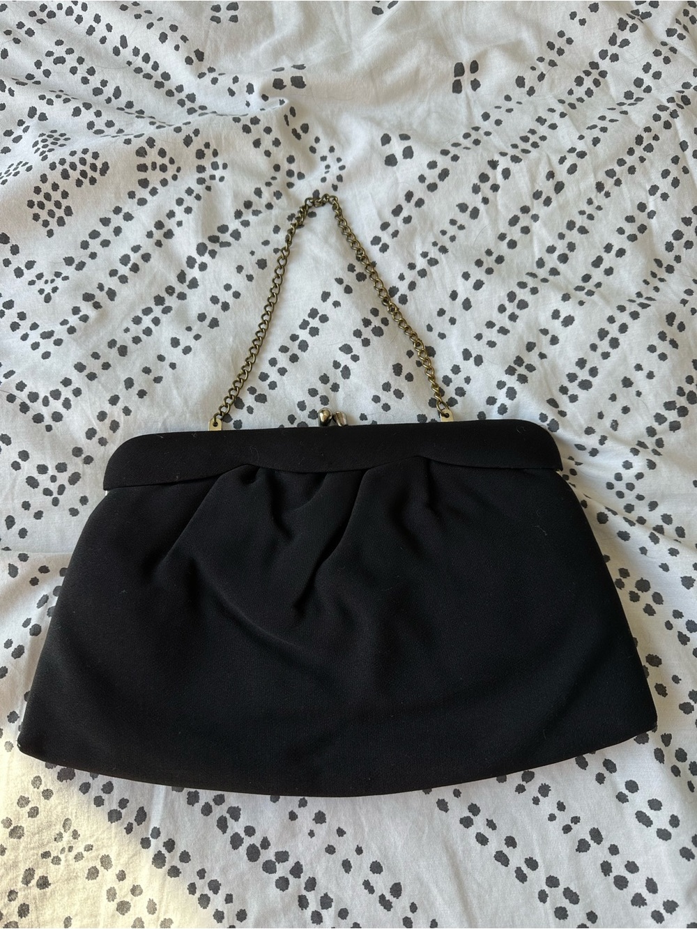 Black Vintage Purse Shoulder Bag